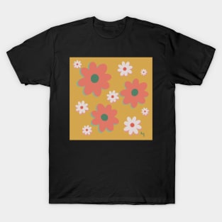 Gold Hazy Daisies T-Shirt